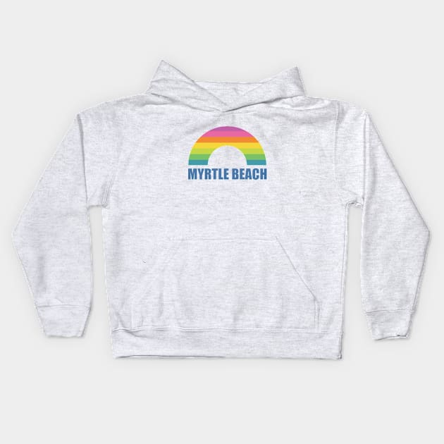 Myrtle Beach Kids Hoodie by Dale Preston Design